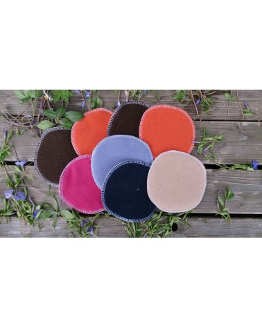 20 pair of 100% merino wool nursing, breastfeeding pads, mixed colors