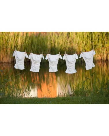 Hemp organic cotton cloth nappy set